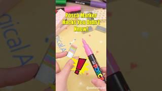 Posca Marker Hacks You Didn’t Know！#shorts