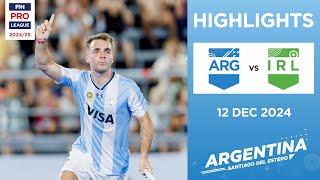 FIH Hockey Pro League 2024-25 Highlights: Argentina vs Ireland (M) | Match 1