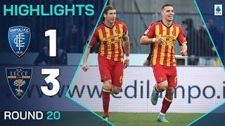 EMPOLI-LECCE 1-3 | HIGHLIGHTS | Krstović double helps Lecce to crucial win | Serie A 2024/25