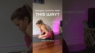 STOP DOING IT THIS WAY! Butterfly yoga pose  #yoga #yogapractice #yogapose #yogateacher