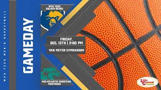 MID-ATLANTIC MUSTANGS VS. WVU TECH GOLDEN BEARS | MEN'S COLLEGE BASKETBALL