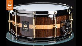 Seven Six Drum Company's African Wenge and Louisiana Cypress 6x14 Custom Snare "Congo Square Drum"