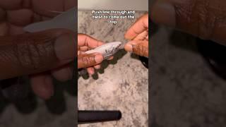 How to rig a line through swimbait￼. #shorts #fishing #thecsickfisherman