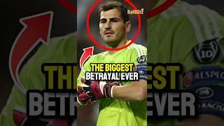 Casillas's biggest betrayal by Real Madrid fans.  (How can they do this to a 24-year legend? )