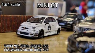 Mini GT LBWORKS Abarth (Fiat) 595 / 미니 GT 리버티 웍스 아바스 (피아트) 595 1:64 scale