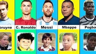 Famous Football Players When They Were  Kids