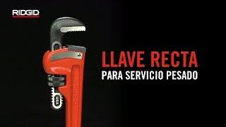 RIDGID Llaves rectas de servicio pesado para tubos