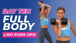 New Year Challenge Day 10: 20-Minute Full Body Strength Workout (Build Muscle)