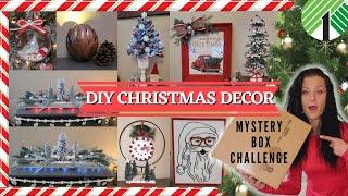 DIY CHRISTMAS HOME DECOR | MYSTERY BOX CHALLENGE