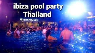 best pool party in thailand ! Ibiza pool party phi phi island phuket ! Ibiza pool party vlog !