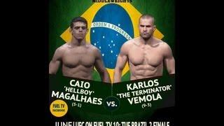 UFC-  Caio Magalhaes  VS. Karlos Vemola.  Brazil