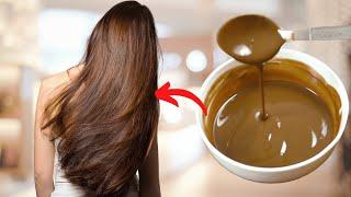 Dye hair naturally in a shiny brown color from the first use, effective