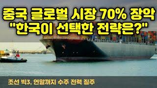 [CC한글자막]중국 조선 글로벌 시장 70% 장악