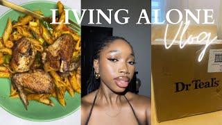 I WAS BARELY AT MY HOUSE AND THIS IS WHY + Skincare and jewelry unboxing //LIVING ALONE VLOG 26