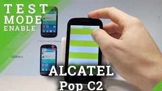 How to Open Hardware Test Mode in ALCATEL Pop C2 |HardReset.info