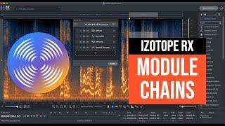 iZotope RX Advanced Dialogue Cleanup Tutorial - Module Chains