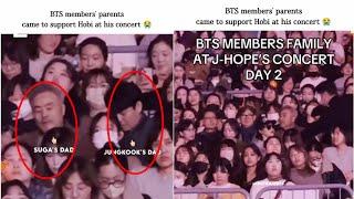 BTS Members Family In Jhope Concert  | V JK Parents