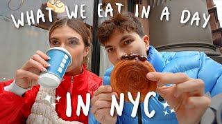 WHAT WE EAT IN A DAY (as NYC tourists) 