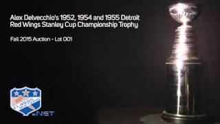 Alex Delvecchio's 1952, 1954 and 1955 Detroit Red Wings Stanley Cup Championship Trophy