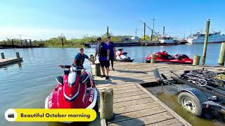 Chalmette Louisiana Jetski ride to Bay St Louis Mississippi Gulfsound