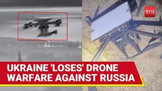 On Cam: Russian Drone Knocks Out Ukrainian Bomber UAV In One Hit | Watch