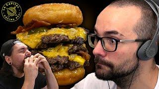 ¡¿HAMBURGUESA de DONUTS?!  Óscar de 'La Capital'  Xokas