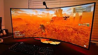 Helldivers 2 Has Been SO MUCH FUN on a 2024 LG 45" UltraWide OLED | BEST Gaming Monitor w/ RTX HDR