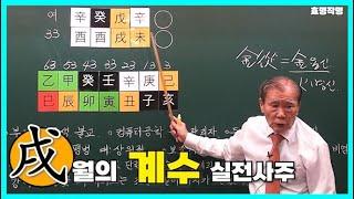 [중급] 275강 술(戌)월의 계수 실전사주