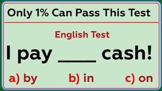 Mixed Grammar Test  Only 1% Can Pass This Test