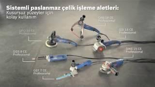 Bosch Gef 7 E Paslanmaz Çelik Yüzey İşleme Makinesi