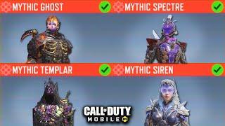 I Used EVERY MYTHIC CHARACTER in COD MOBILE