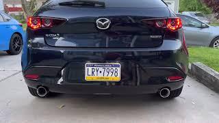 2021 Mazda 3 Corksport axle back exhaust