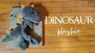 Crochet Dinosaur Plushie  Tutorial