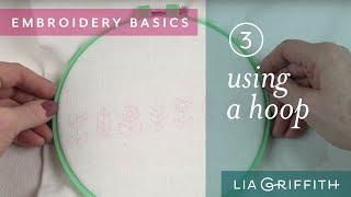 Embroidery for Beginners: How to Use an Embroidery Hoop