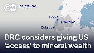 DR Congo considers US access to its critical minerals in return for security guarantees | DW News