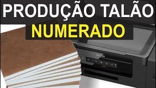 #GRÁFICA RÁPIDA - TUTORIAL PRODUÇÃO TALÃO NUMERADO