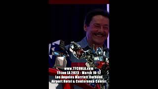 Meet Peter Cullen the voice of Optimus Prime at TFcon Los Angeles 2023 - March 12 - #Shorts