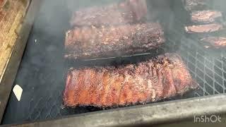 Direct Heat Ribs on the SmokeSlinger