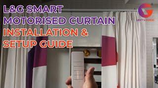 How to Install Smart Curtain | Motorized Curtain Track Installation & Setup Guide