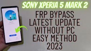 Sony Xperia 5 Mark 2 Frp Bypass Unlock | Xperia A002SO Google Frp Android 11