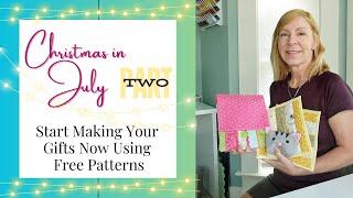 Christmas Gift Ideas To Start Sewing Now | Free Patterns | Part Two