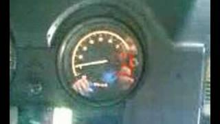 BMW R1150RT on the limiter