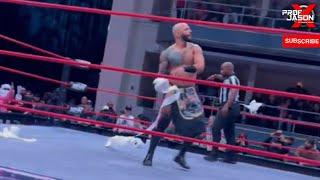 FANS THREW TOILET PAPER AT RICOCHET DURING AEW COLLISION!