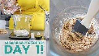 How to Make a Sourdough Starter: Day 1