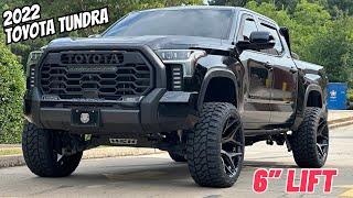 ** 2022 Toyota Tundra ** LIFTED 6” on 24x12 4Play wheels & 35” Fury tires