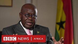 President Nana Akufo-Addo defends Ghana's 'not terrible' economy - BBC Africa