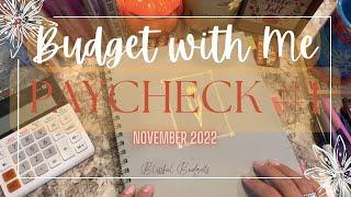 Budget With Me | November Paycheck #1 | Bi-Weekly | Zero Based Budget #budgetwithme