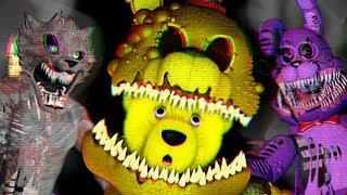 FNAF ТВИСТЕД АНИМАТРОНИКИ   ГОЛДЕН ФРЕДДИ ЗАЛЕЗ в КОСТЮМ ТВИСТЕД ФРЕДДИ !!!