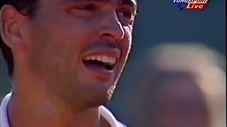 Pete Sampras vs Sergi Bruguera 1996 Roland Garros R2 Highlights