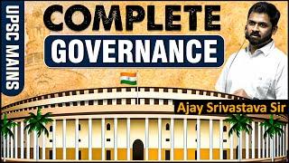 Complete Revision of Governance for UPSC By AJAY SRIVASTAVA Sir  | UPSC Mains GS Paper -2 |  OnlyIAS